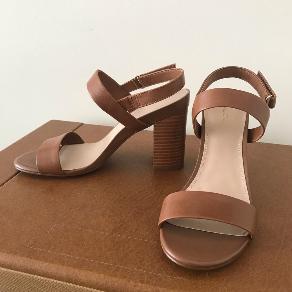 Aldo Block Heel Sandals (Juliette style)
